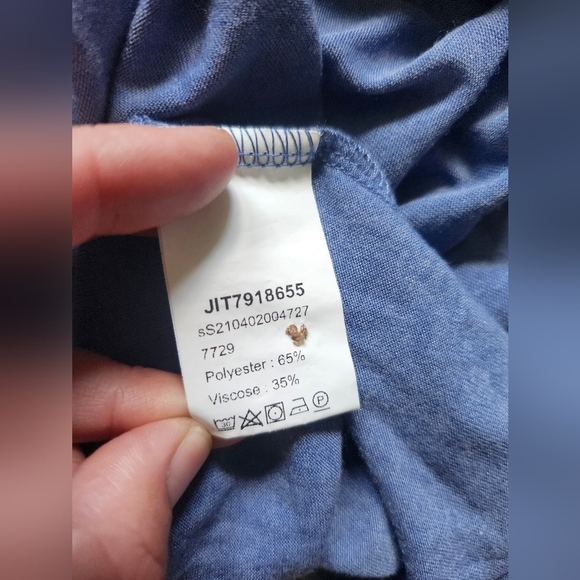 Shein Men's XXL Heather Blue Short Sleeve T Shirt - Picture 4 of 4